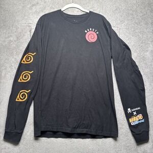 Tokidoki x Naruto Shippuden Black‎ Long Sleeve Graphic T-Shirt Men's Medium